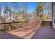 Spacious wood deck perfect for entertaining with a wooded view at 1362 Meadow Creek Nw Way, Acworth, GA 30102