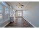 Sunroom with hardwood floors and abundant natural light at 1453 Graham Sw St, Atlanta, GA 30310