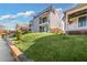 Modern two-story home with a landscaped yard and a walkway at 337 Pine Ne St # A, Atlanta, GA 30308