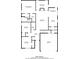 Main floor plan, 1848 sq ft, includes 3 bedrooms, 2.5 baths, and a garage at 1708 Queen Victoria Ct, Locust Grove, GA 30248