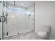 Elegant bathroom with a large marble shower at 862 Hobson Sw St, Atlanta, GA 30310