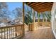 Deck with stairs leading to backyard, offering a view of the neighborhood at 862 Hobson Sw St, Atlanta, GA 30310