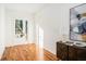 Bright and airy entryway with hardwood floors and modern decor at 862 Hobson Sw St, Atlanta, GA 30310