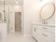 Bathroom with soaking tub and walk-in shower at 550 Fisher Dr # 47, Alpharetta, GA 30009
