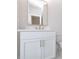 Modern bathroom with white vanity, updated fixtures, and a quartz countertop at 550 Fisher Dr # 47, Alpharetta, GA 30009