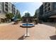 Upscale outdoor plaza with fountain and brick paving at 550 Fisher Dr # 47, Alpharetta, GA 30009