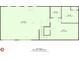 Basement floor plan showing a large garage and several rooms at 2500 Cottonwood Dr, Marietta, GA 30066