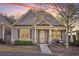 Gray craftsman style home with front porch at 340 Glens Way, Woodstock, GA 30188