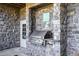 Outdoor grilling station with stone facade at 340 Glens Way, Woodstock, GA 30188