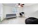 Bedroom with a sofa bed, workspace, and beanbag chair at 6900 Roswell Rd # 3B, Atlanta, GA 30328