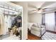 Large bedroom closet with ample hanging and shelving space at 6900 Roswell Rd # 3B, Atlanta, GA 30328