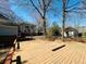 View of deck leading to an expansive backyard, creating an inviting outdoor living space at 850 Airline Rd, Mcdonough, GA 30252