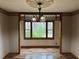 Dining room with hardwood floors and stained glass window at 850 Airline Rd. Rd, Mcdonough, GA 30252