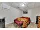 Cozy basement bedroom with a queen-size bed and wood-look flooring at 180 Paces Lakes Pointe St, Dallas, GA 30157