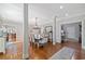 Elegant dining room featuring hardwood floors and a spacious layout at 2585 Club Springs Drive, Roswell, GA 30076