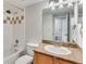 Bathroom with granite countertop and updated fixtures at 2955 Seven Pines Ln # 203, Atlanta, GA 30339