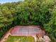 Well-maintained tennis court surrounded by trees at 2955 Seven Pines Ln # 203, Atlanta, GA 30339