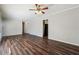 Spacious living area featuring hardwood floors at 8586 Taylor Rd, Riverdale, GA 30274