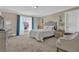 Bright bedroom with a queen-size bed and large windows at 1586 Highway 11 N, Social Circle, GA 30025