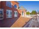 Spacious deck extending from the back of the house at 1586 Highway 11 N, Social Circle, GA 30025