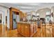 Gourmet kitchen boasts granite countertops and an island at 1586 Highway 11 N, Social Circle, GA 30025