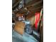 Unfinished basement with exposed framing and appliances at 2615 Virginia Cv, Riverdale, GA 30296