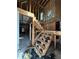 Unfinished interior with wooden staircase and exposed framing at 2615 Virginia Cv, Riverdale, GA 30296