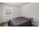 Serene bedroom with a full bed and hardwood floors at 2725 Shoreland Sw Dr, Atlanta, GA 30331