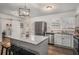 Updated kitchen featuring stainless steel appliances and hardwood floors at 2725 Shoreland Sw Dr, Atlanta, GA 30331