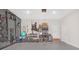 Well-equipped garage gym with storage and flooring at 687 Banton Nw Dr, Atlanta, GA 30318