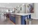 Modern kitchen with a farmhouse sink and stainless steel appliances at 687 Banton Nw Dr, Atlanta, GA 30318