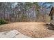 Large backyard with open space, great for outdoor activities at 1791 Lake George Dr, Lithia Springs, GA 30122