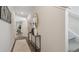 Modern hallway showcasing a stylish console table and mirror at 2098 Moss Hill Rd, Stone Mountain, GA 30088