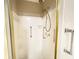 Walk-in shower with grab bars and dual shower heads at 342 Mccurry Rd, Stockbridge, GA 30281