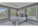 This charming bedroom features lots of natural light and neutral décor at 3812 Thatcher Sw Dr, Marietta, GA 30008