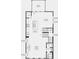 This floor plan details the layout of the kitchen, dining room, and great room at 3812 Thatcher Sw Dr, Marietta, GA 30008