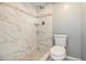 Updated bathroom with a shower and toilet at 113 Rue Fontaine # 113, Lithonia, GA 30038