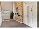 Lobby featuring floral wallpaper and exit door at 113 Rue Fontaine # 113, Lithonia, GA 30038