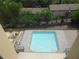 Elevated view of a rectangular swimming pool at 2479 Peachtree Ne Rd # 1103, Atlanta, GA 30305