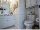 Small bathroom with updated fixtures and a pedestal sink at 4196 Roswell Rd Ne, Atlanta, GA 30342