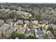 Wide aerial view of a residential neighborhood at 745 Glengate Pl, Atlanta, GA 30328