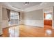 Spacious dining room with hardwood floors and wainscoting at 745 Glengate Pl, Atlanta, GA 30328