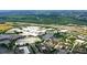 Aerial view of a shopping center and surrounding area at 2104 Moss Hill Rd, Stone Mountain, GA 30088