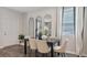 Modern dining room with six-person table at 2104 Moss Hill Rd, Stone Mountain, GA 30088