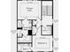 Primary suite with tray ceiling, second bedroom, and laundry room at 215 Maycrest Path, Tucker, GA 30084