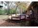 Deck overlooks a spacious backyard at 2499 Little John Se Trl, Marietta, GA 30067