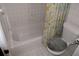 Clean bathroom with shower/tub and toilet at 2499 Little John Se Trl, Marietta, GA 30067