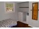 Bedroom with hardwood floors, a dresser and a bed at 2499 Little John Se Trl, Marietta, GA 30067