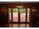 View of backyard from living room's French doors at 2499 Little John Se Trl, Marietta, GA 30067