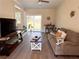 Open living area with hardwood floors and access to a private backyard at 1912 Canmont Ne Dr, Atlanta, GA 30319